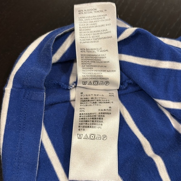 TOMMY BAHAMA soft cotton/modal tencell boatneck t-shirt with flare sleeves sizeM - Picture 8 of 8